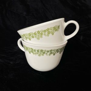 Vintage Corelle “Crazy Daisy” pattern Coffee Teacups